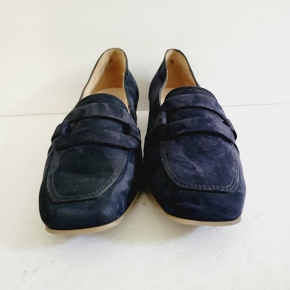 NEW Paul Green Blue Suede Leather Super Soft Loafers Size 6 - Picture 3 of 8